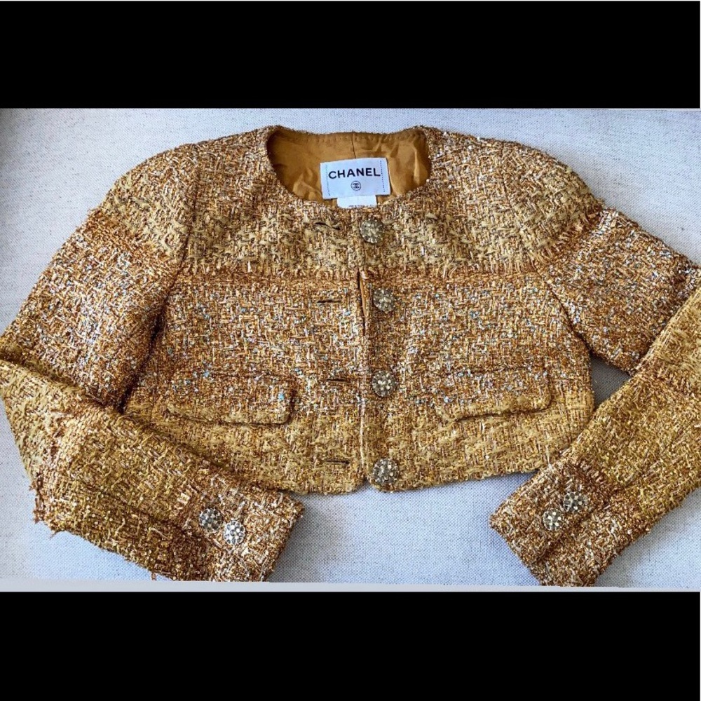 Chanel Gold Bolero Jacket from Dubai collection